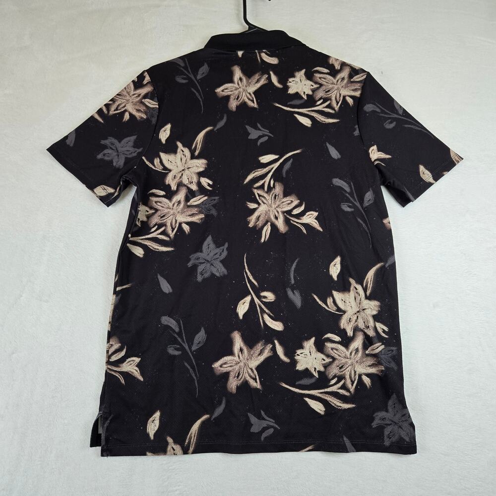 All in Motion Polo Shirt Mens Moisture Wicking Floral Golf Shirt Small 0611 - Picture 3 of 10